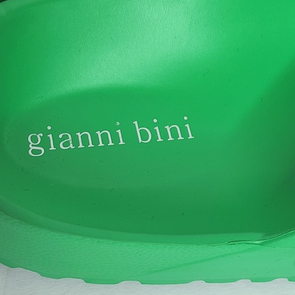 Gianni Bini Sunnyszn Green Crossband EVA Pool Slides Sandal - Picture 5 of 6